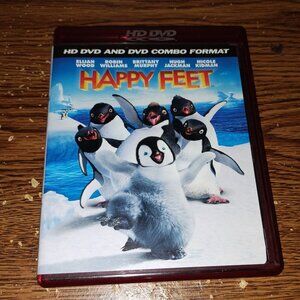 Happy Feet (HD-DVD, DVD Combo, 2006) Elijah Woods Robin Williams Brittany Murphy